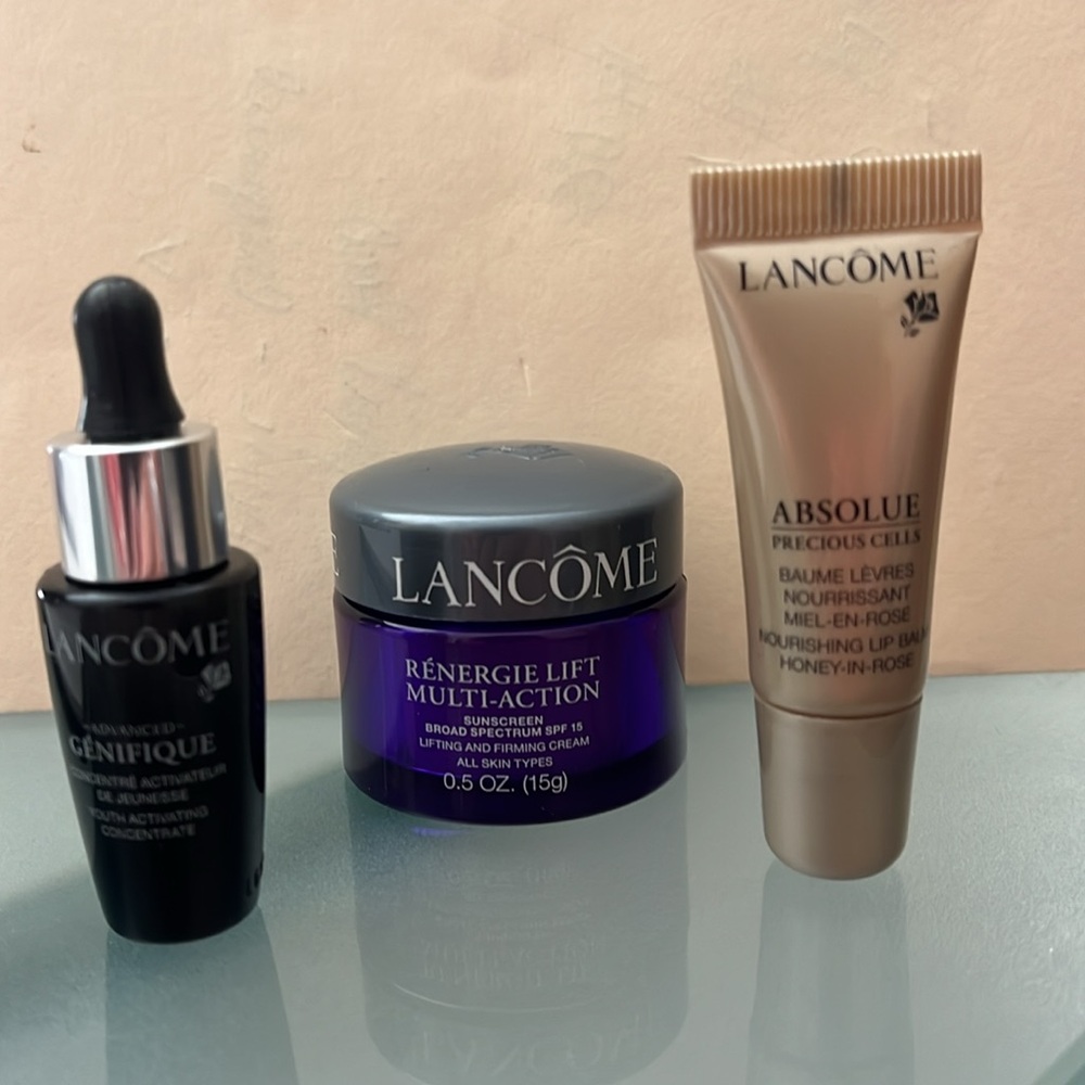 Lancome Renergie Lift Multi-Action Absolute Precious Cells lip and Génifique
